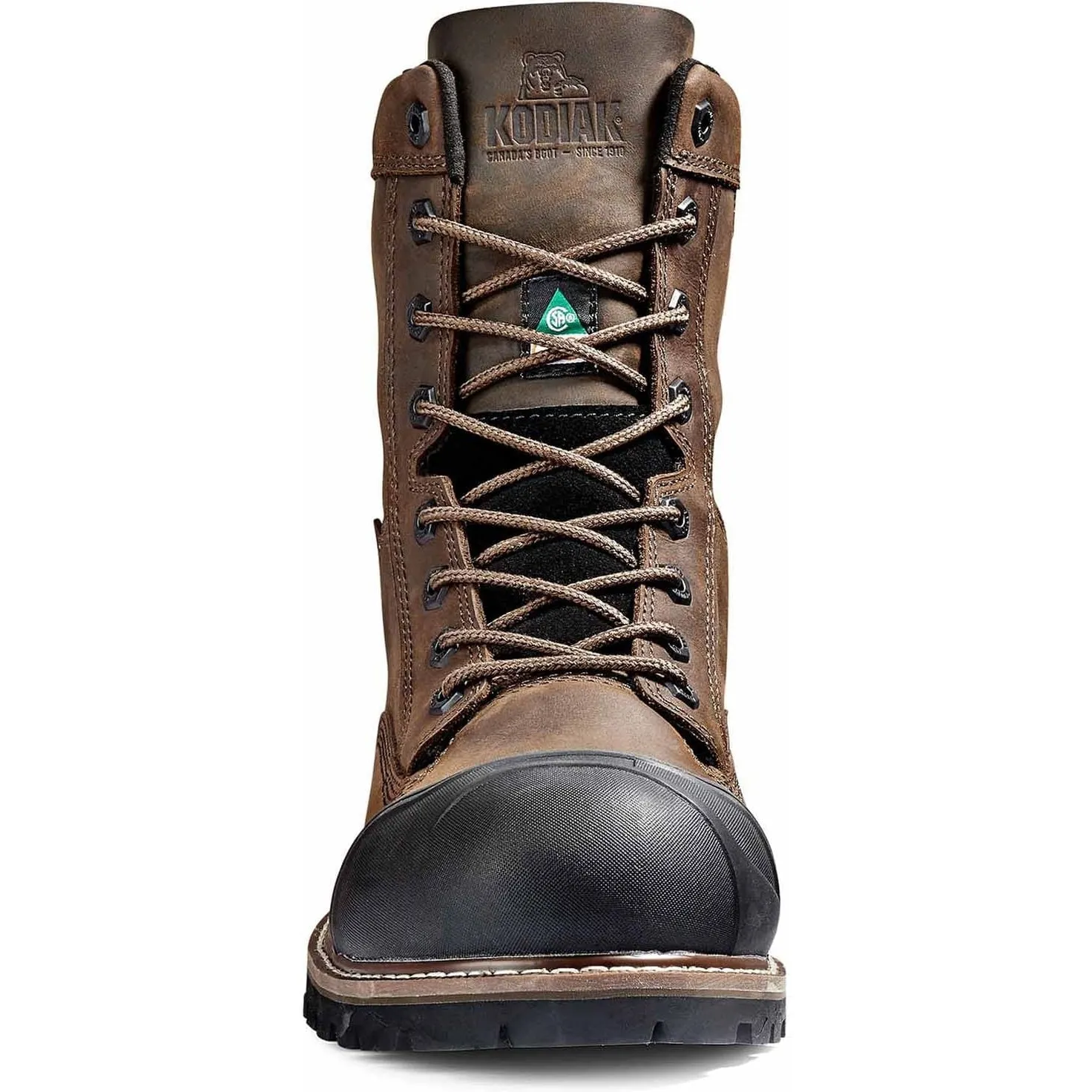 Kodiak Men's Mckinney M.U.T 8" Comp Toe WP Work Boot -Brown- 4TEPDB