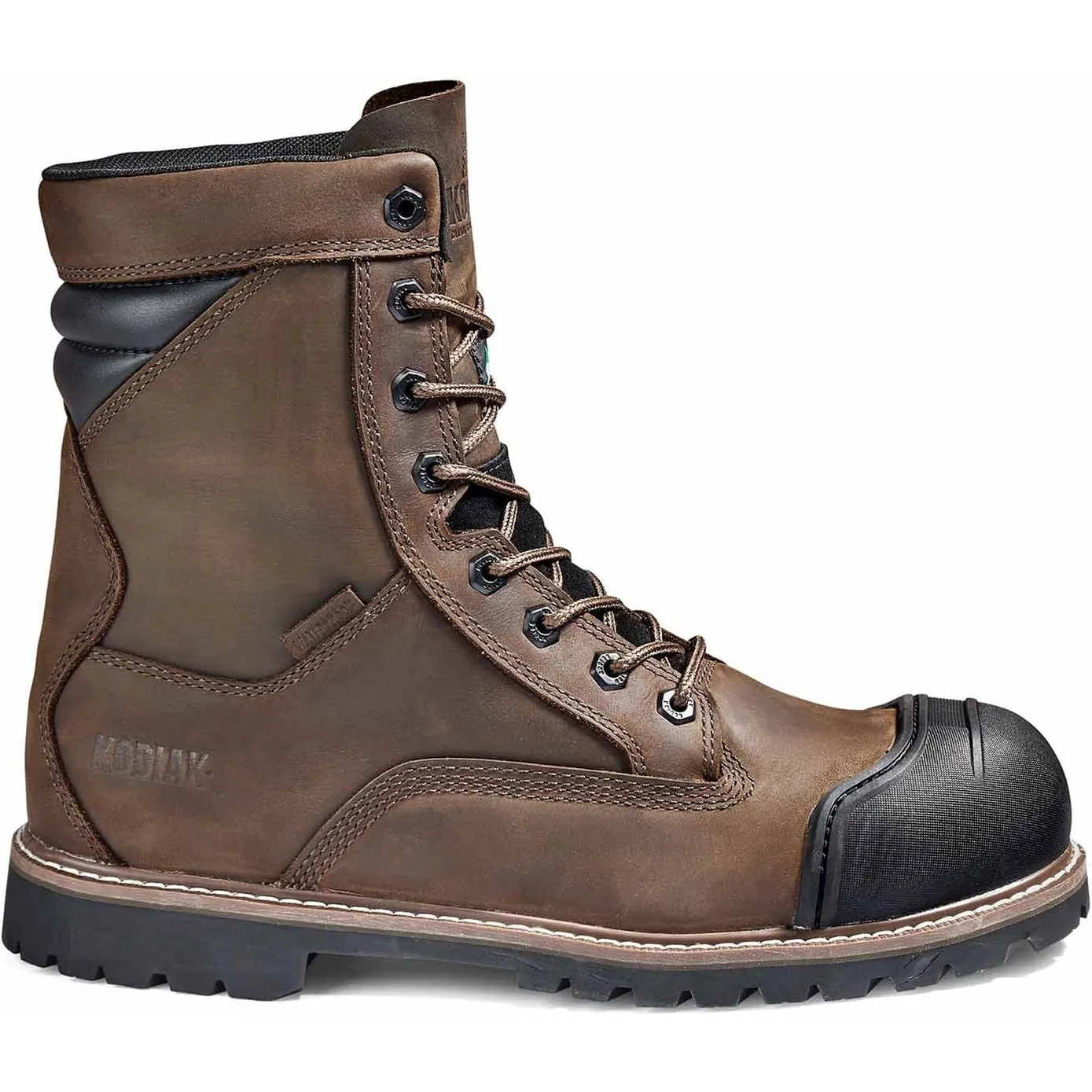 Kodiak Men's Mckinney M.U.T 8" Comp Toe WP Work Boot -Brown- 4TEPDB