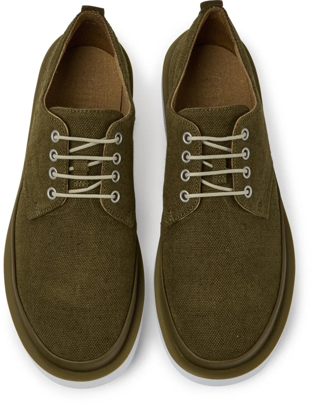 Lace-up shoes Camper Wagon, olive