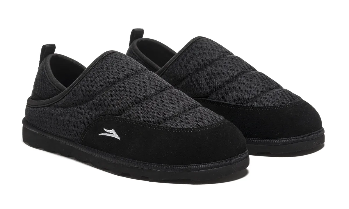 Lakai Shoes Owen Slipper - Black Mesh