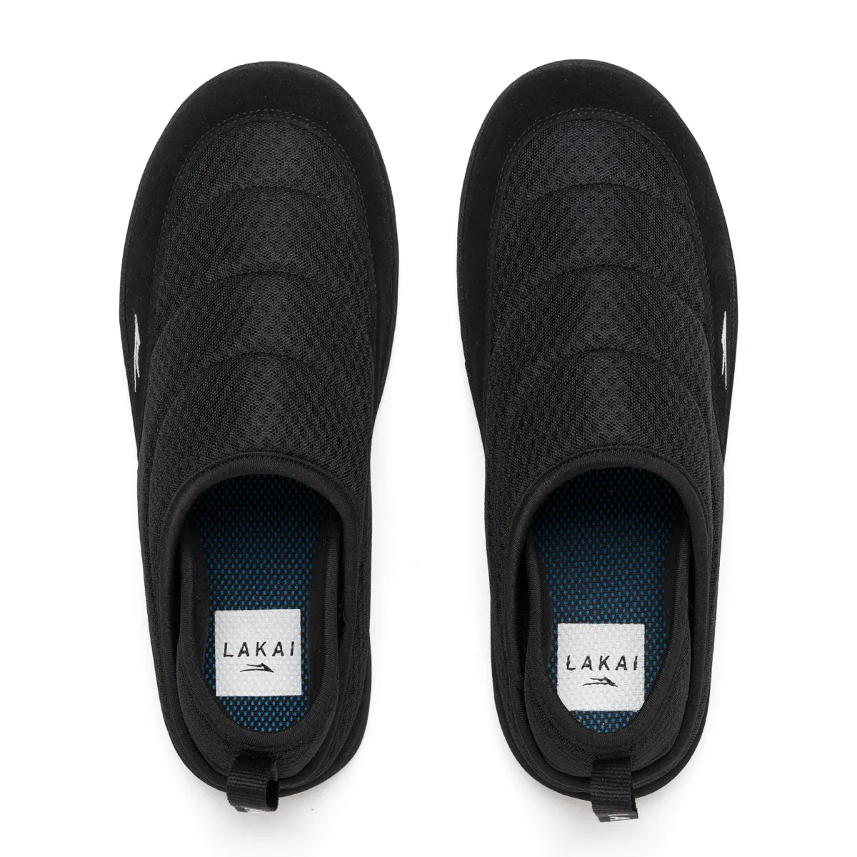 Lakai Shoes Owen Slipper - Black Mesh