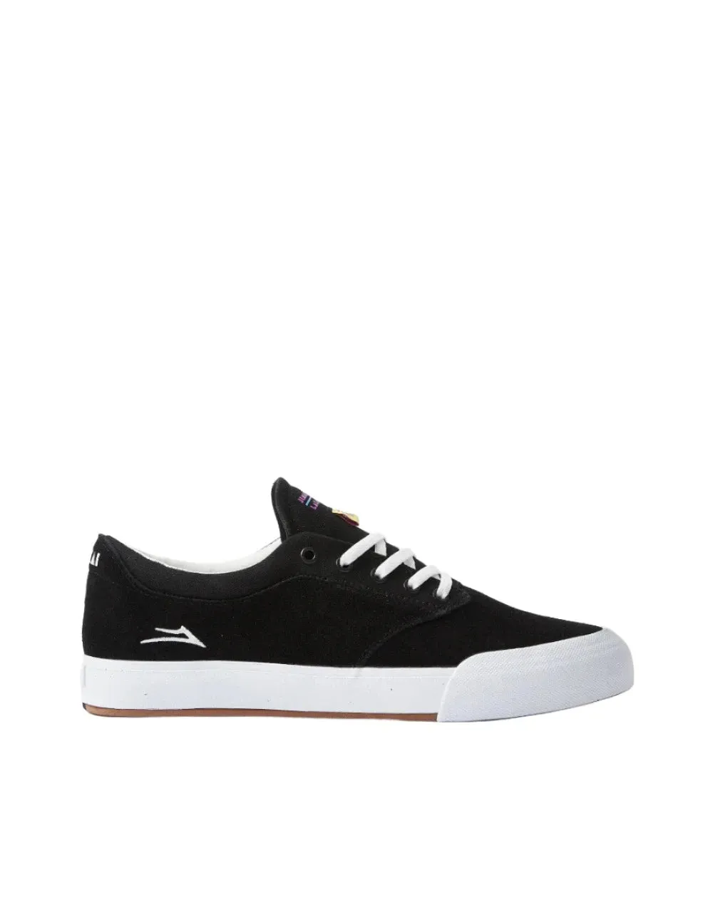 LAKAI Wilkins Skate Shoes Black Suede