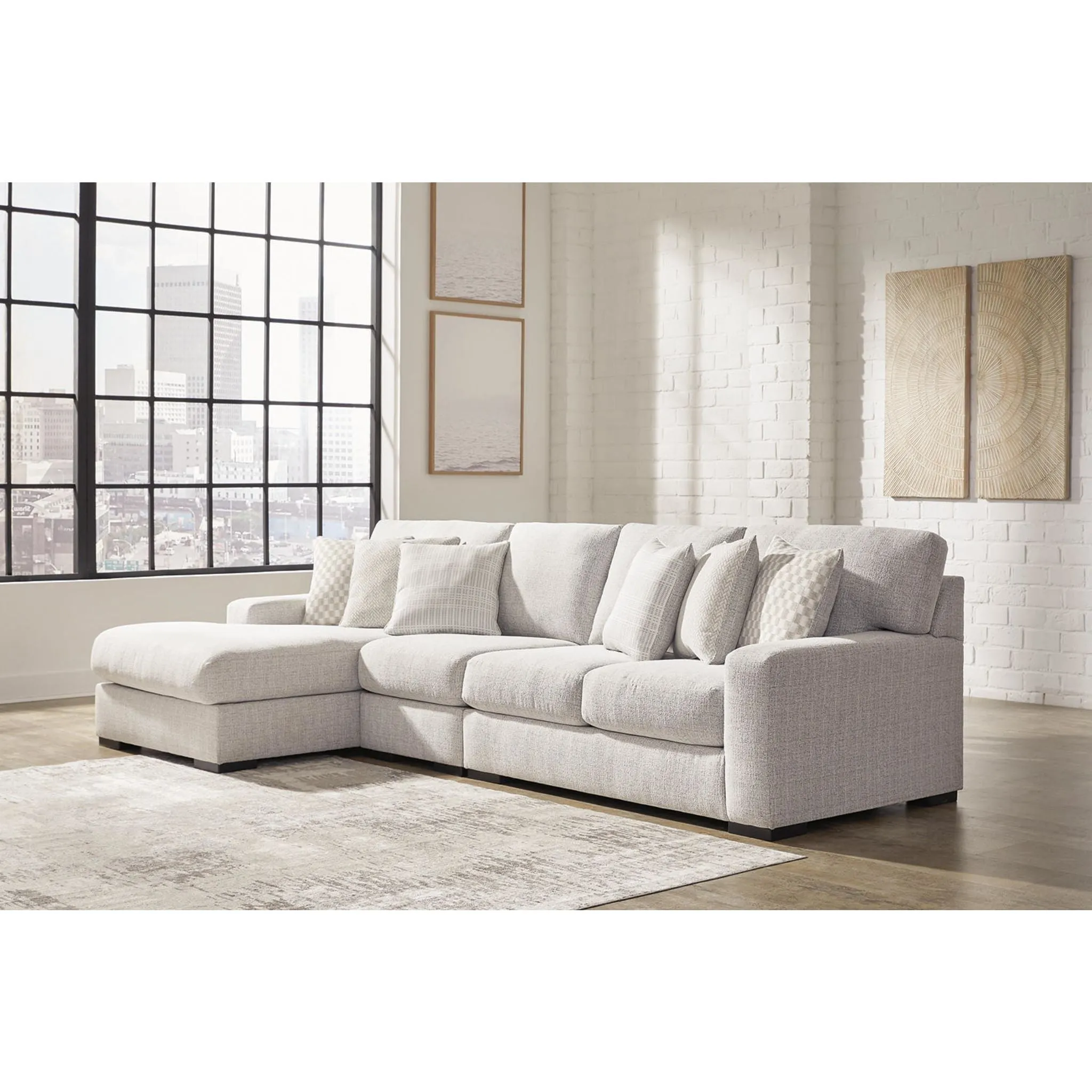 Larce-Exclusive 3 Piece Sectional with Chaise