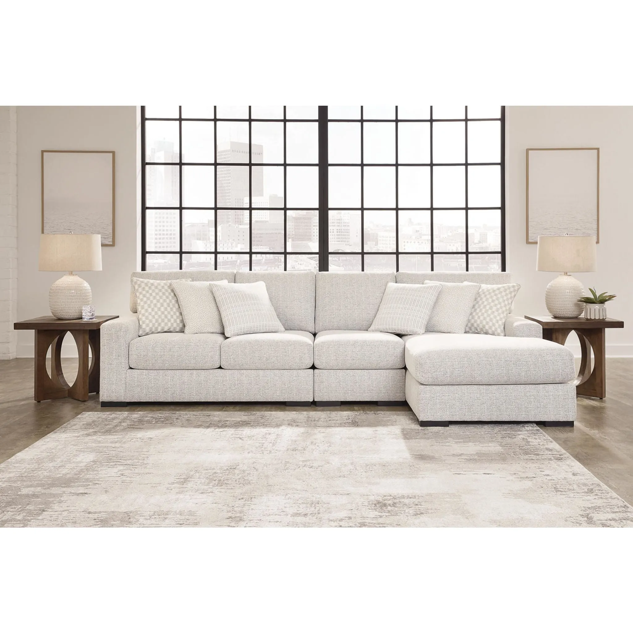 Larce-Exclusive 3 Piece Sectional with Chaise