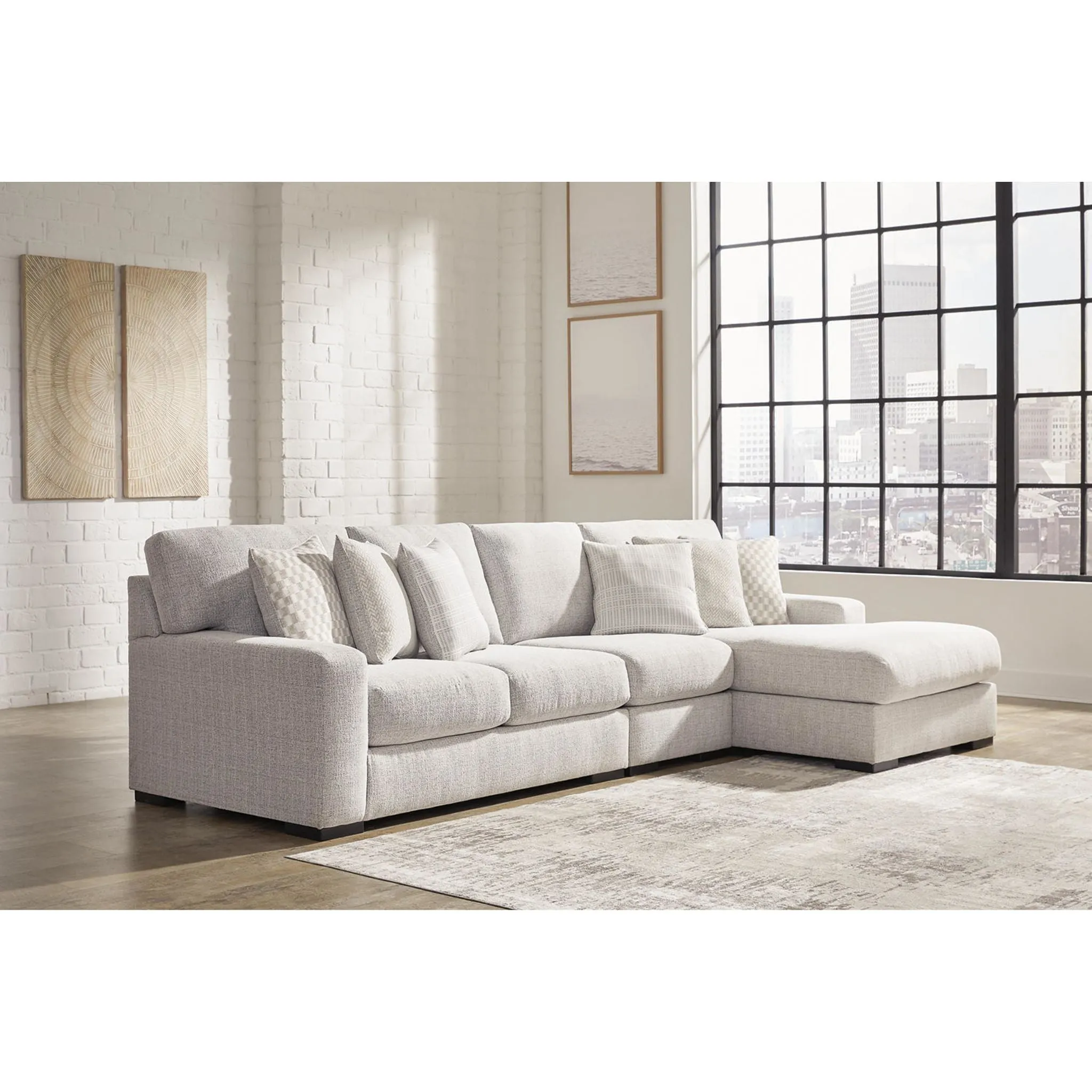 Larce-Exclusive 3 Piece Sectional with Chaise