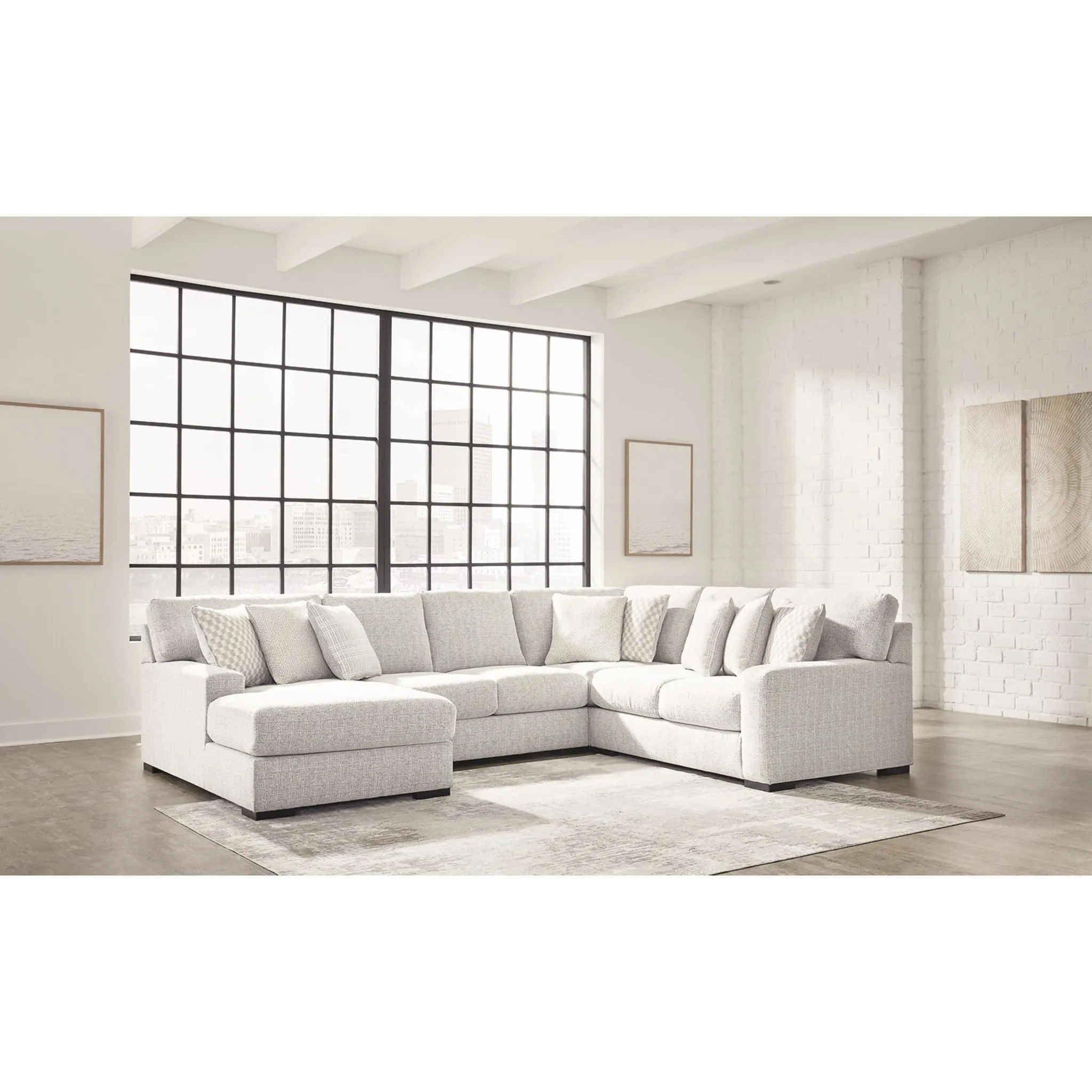 Larce-Exclusive 4 Piece Sectional with Chaise