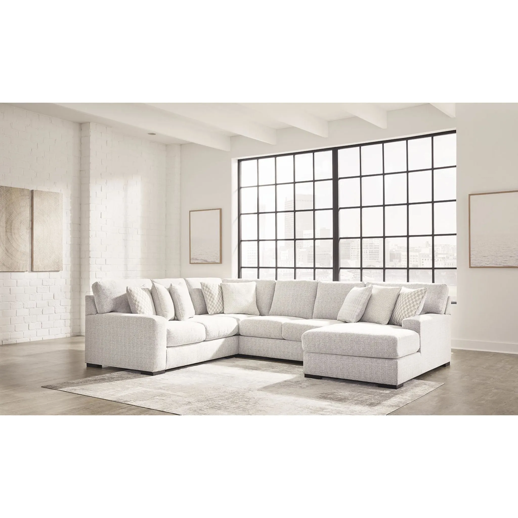 Larce-Exclusive 4 Piece Sectional with Chaise