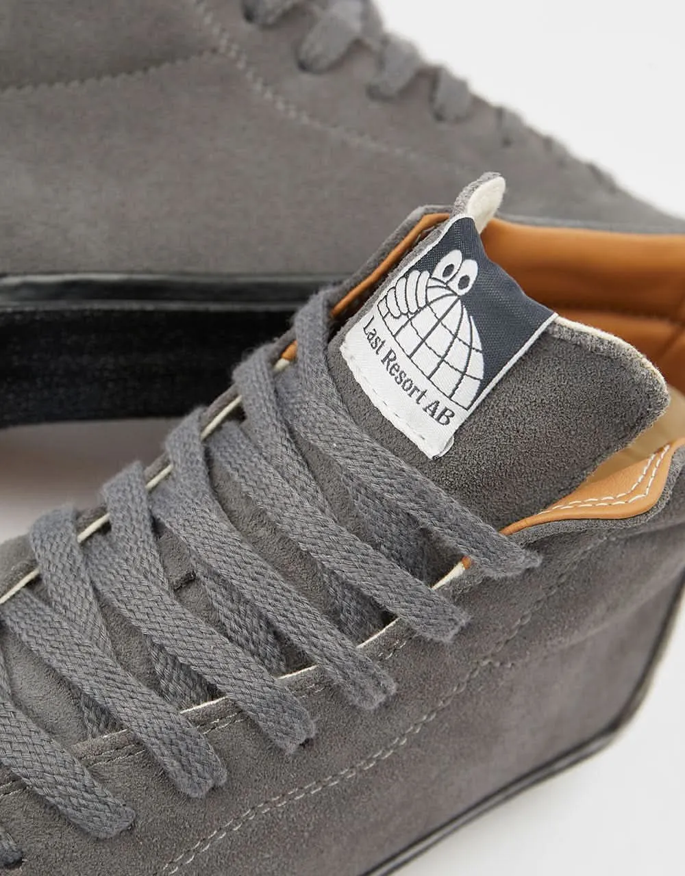 Last Resort AB VM003 Suede Hi Skate Shoes - Steel Grey/Black