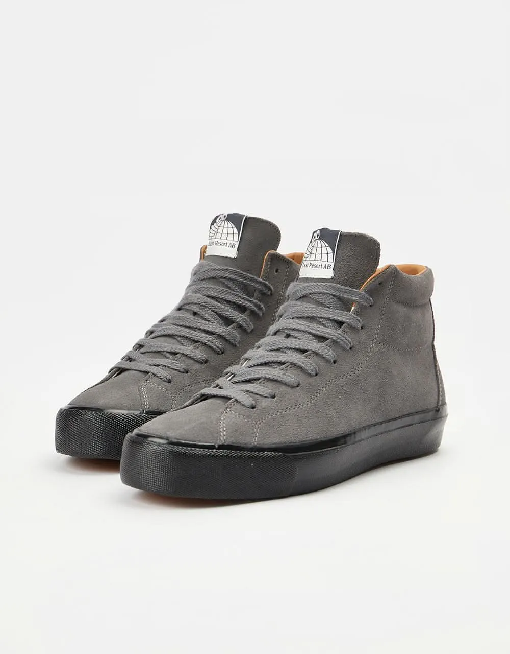 Last Resort AB VM003 Suede Hi Skate Shoes - Steel Grey/Black