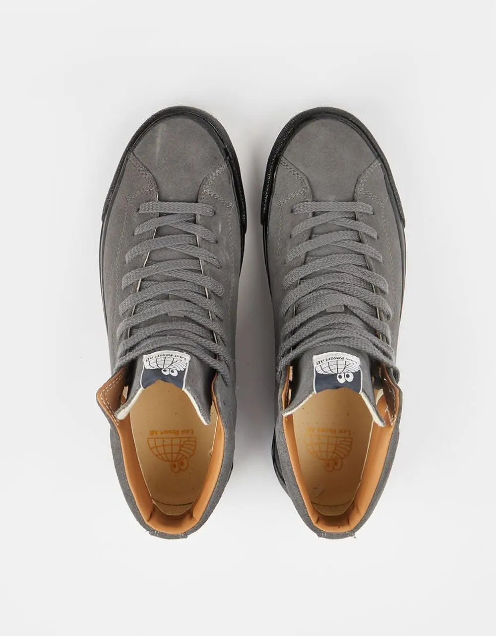 Last Resort AB VM003 Suede Hi Skate Shoes - Steel Grey/Black