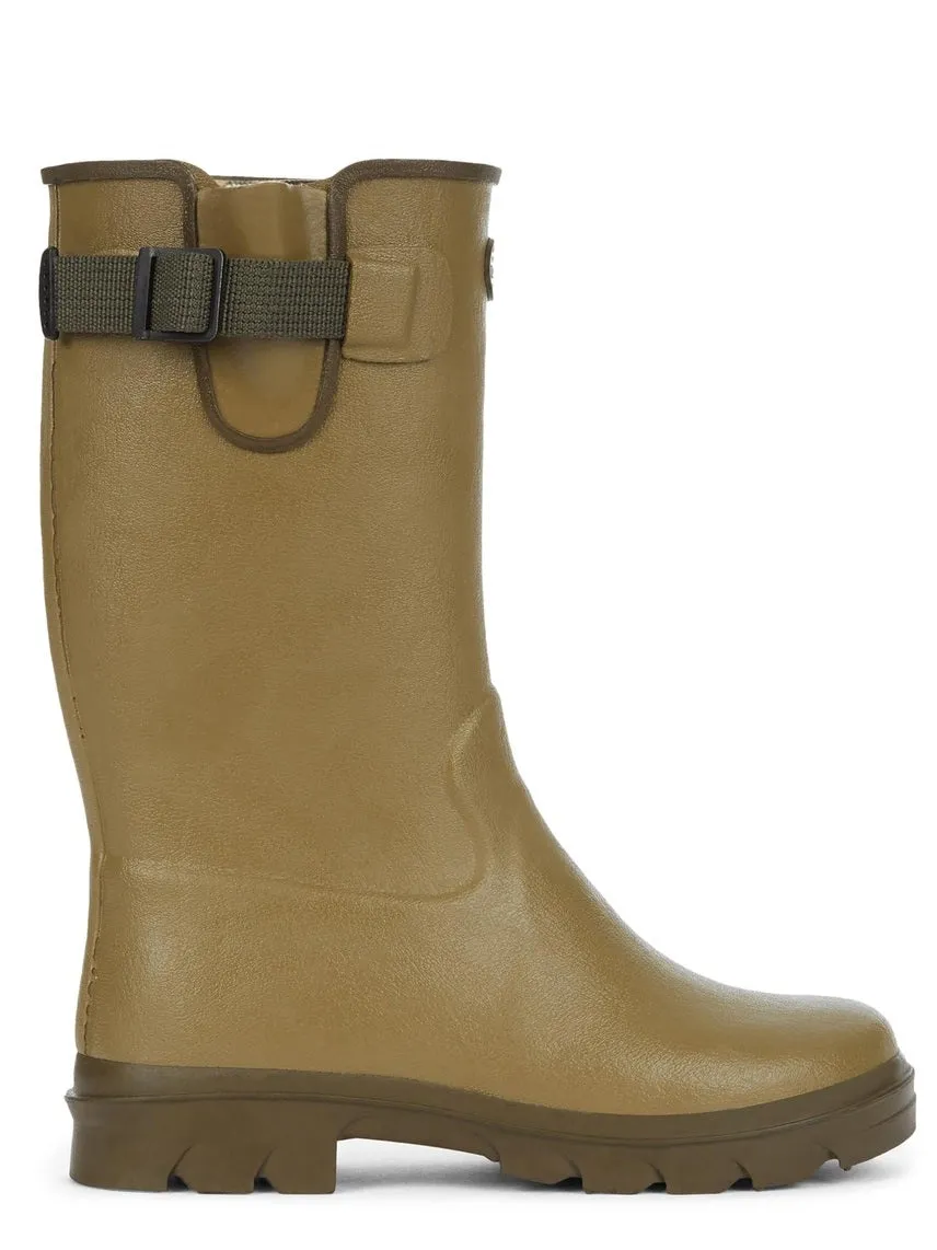 LE CHAMEAU Petite Vierzon Boots - Kids Jersey Lined - Iconic Green