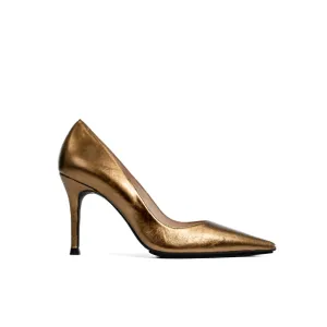 LODI Bronze Leather Court Shoe