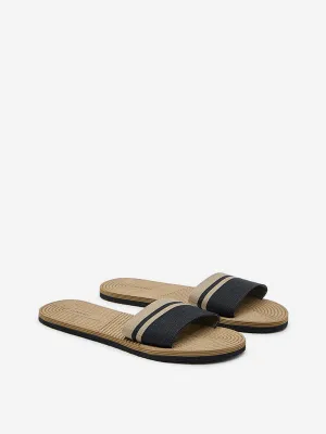 LUNA BLU Black Knitted Flip-Flop