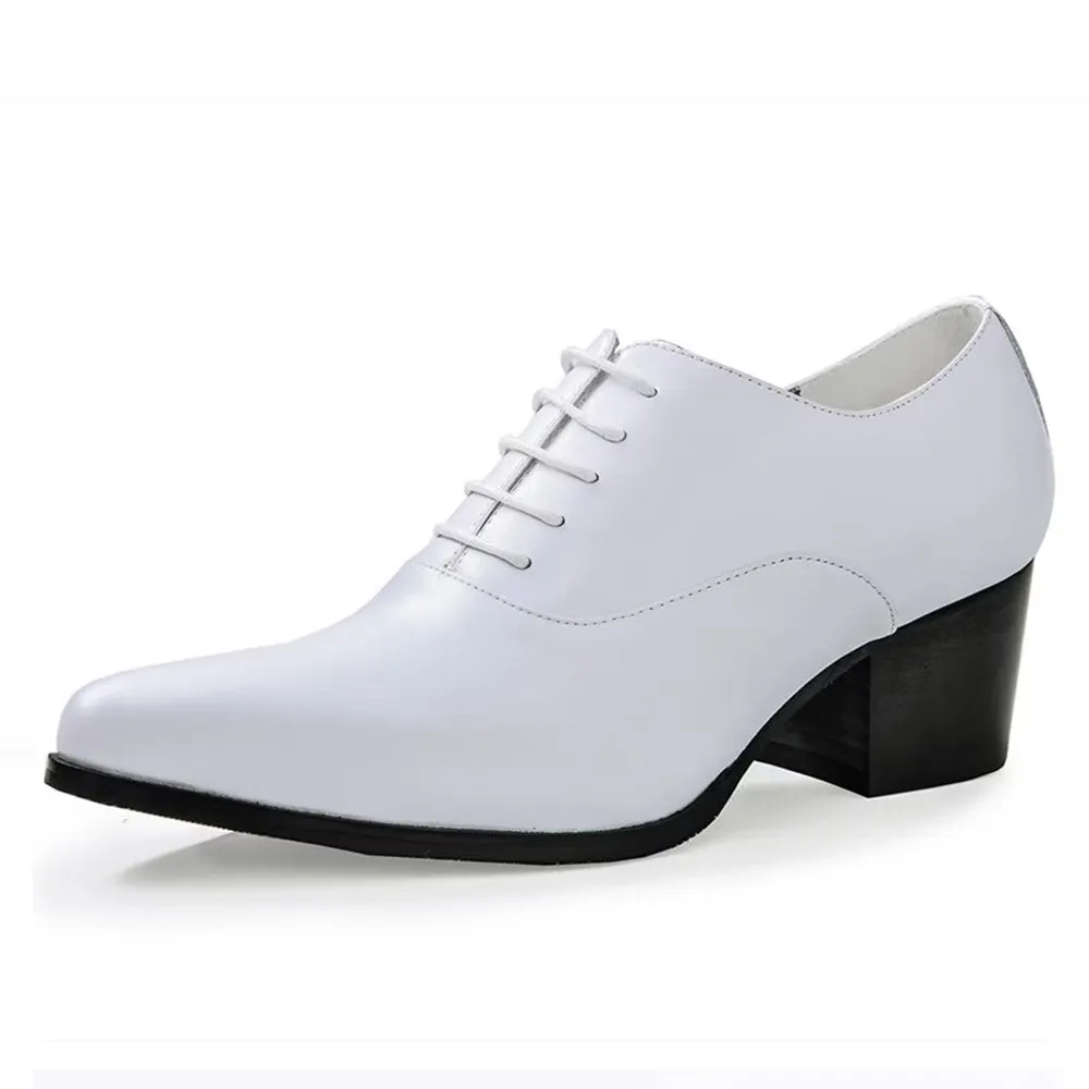 LuxePoint Leather Oxford Dress Shoes