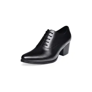 LuxePoint Leather Oxford Dress Shoes