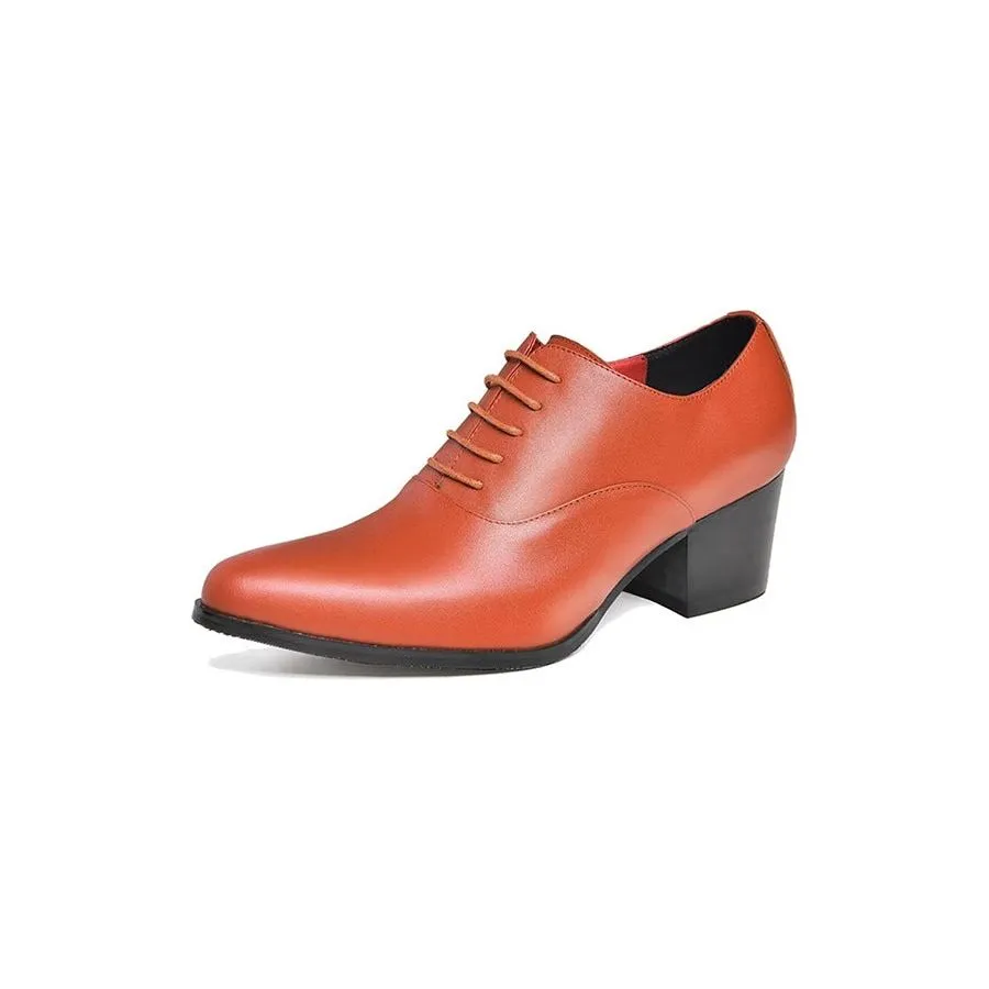 LuxePoint Leather Oxford Dress Shoes