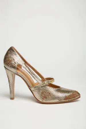 MAISON MARGIELA | METALLIC CUT-OUT COURT SHOES