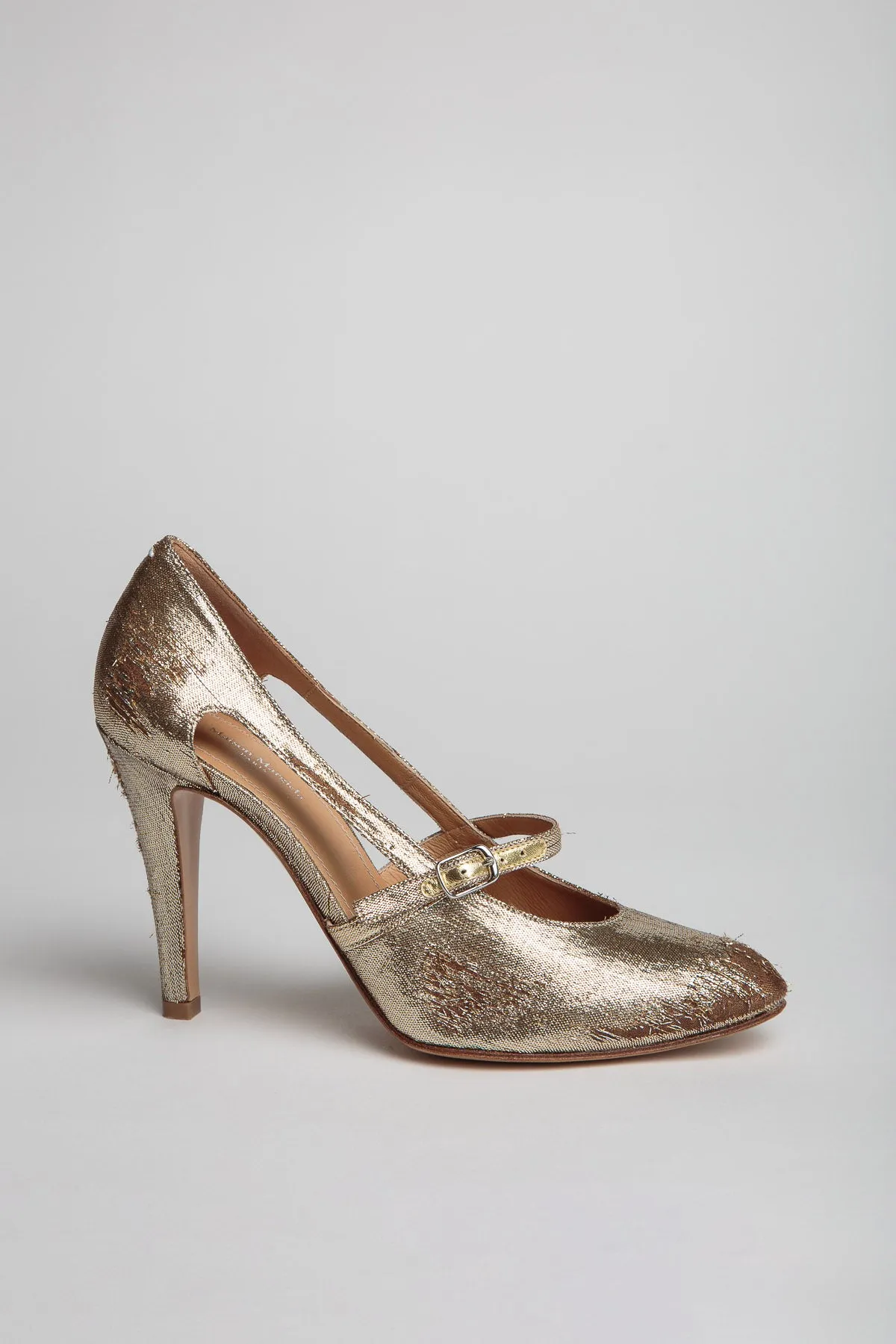 MAISON MARGIELA | METALLIC CUT-OUT COURT SHOES