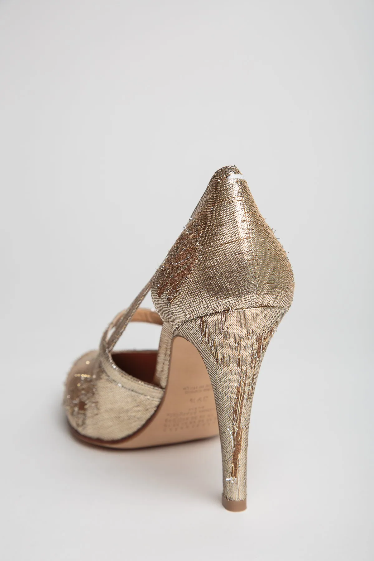 MAISON MARGIELA | METALLIC CUT-OUT COURT SHOES