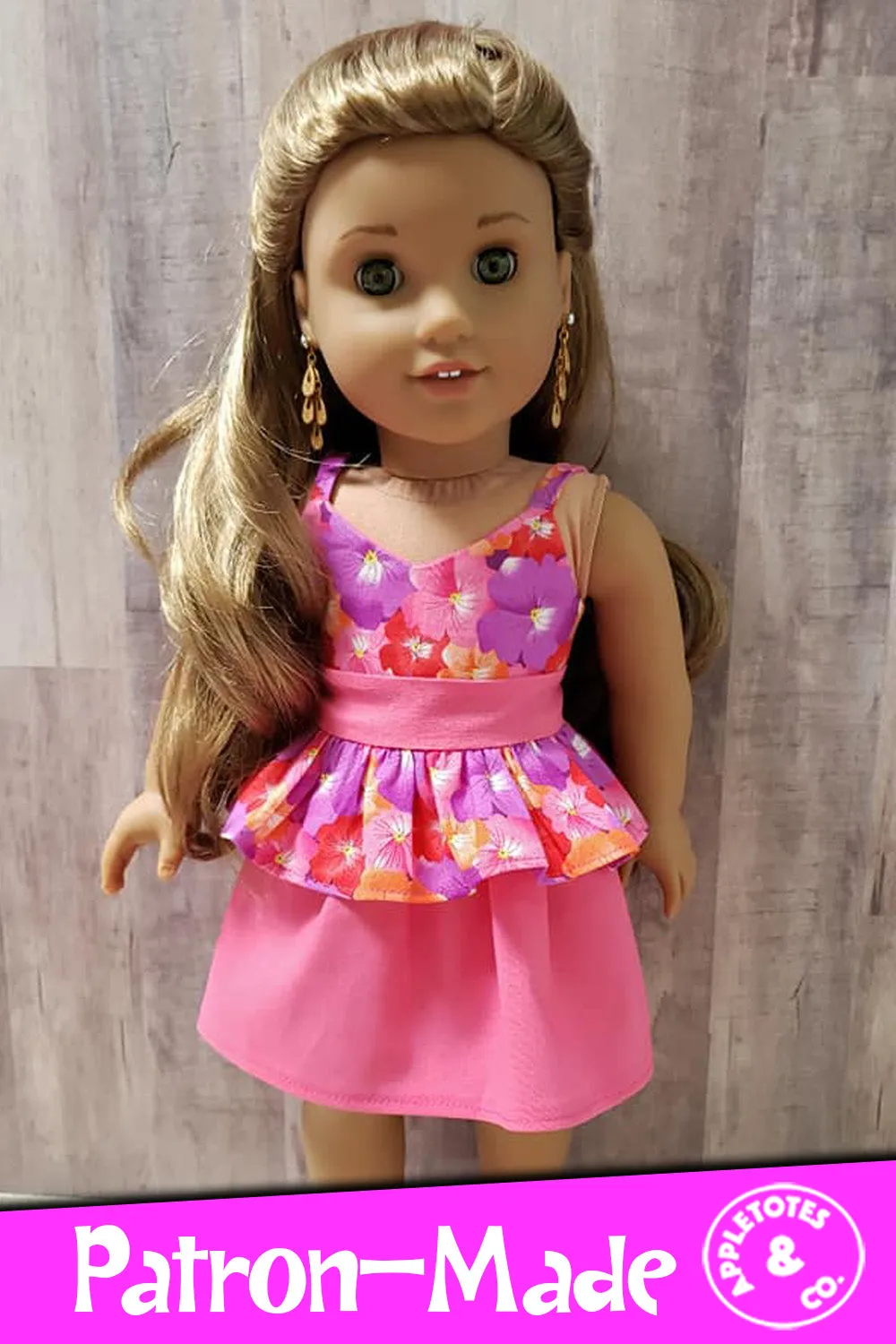 Marina Dress 18 Inch Doll Sewing Pattern