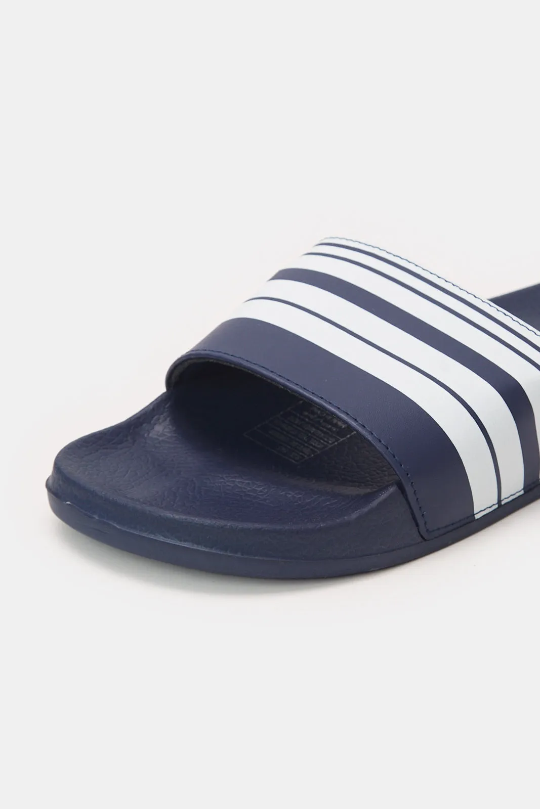 Men Navy Padded Slide