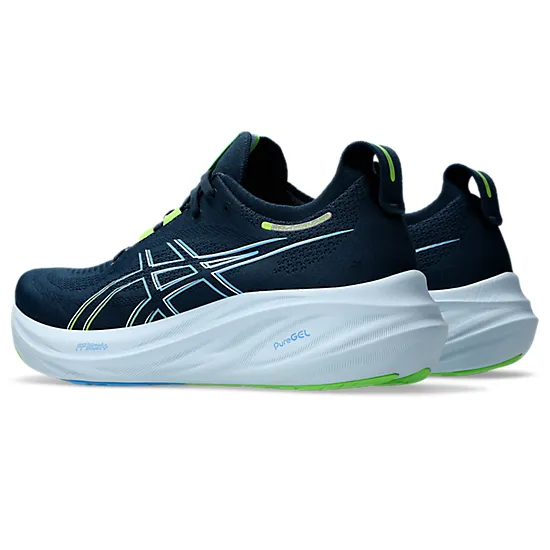 Mens Gel-Nimbus 26 WIDE - French Blue/Electric Lime