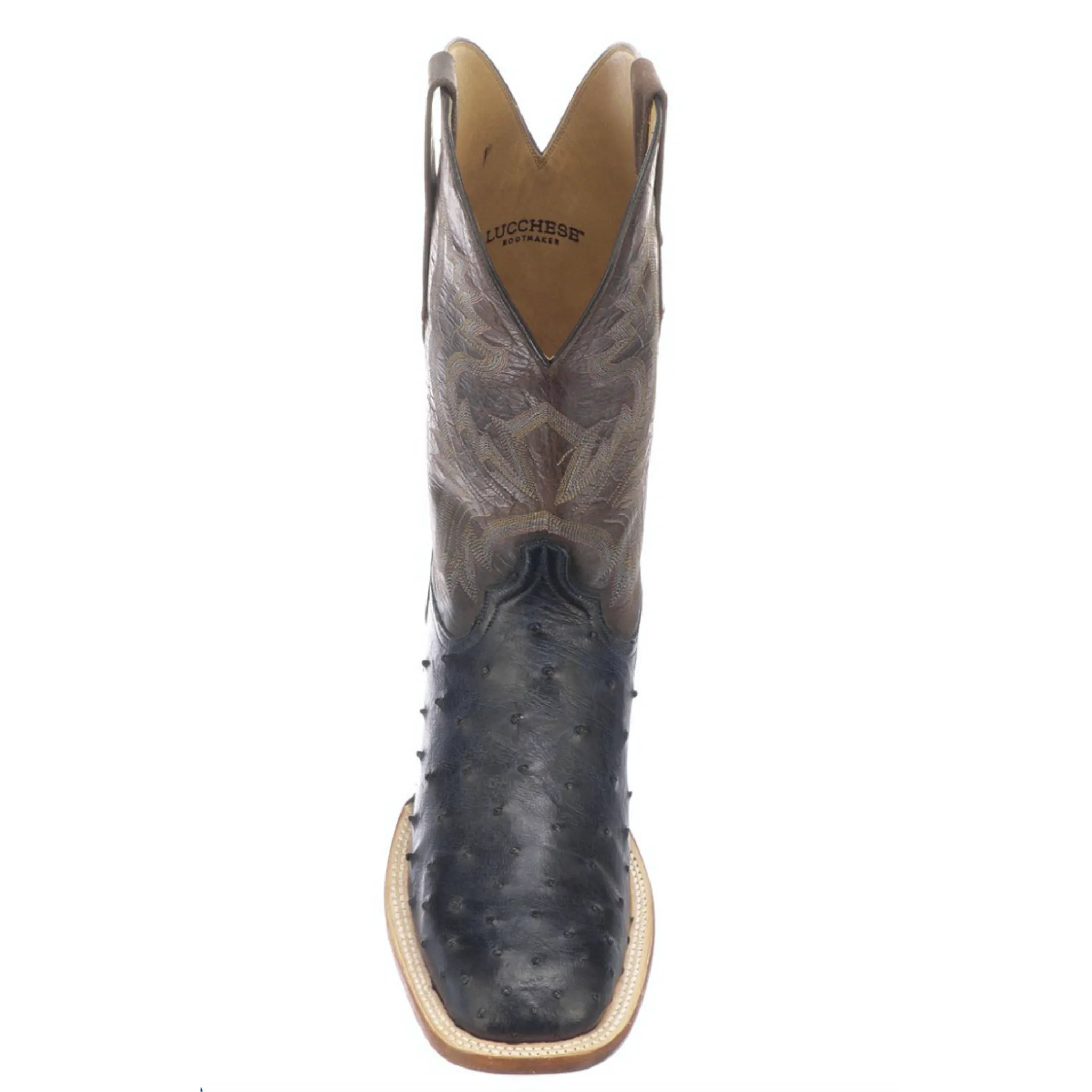 MEN'S LUCCHESE CLIFF FULL QUILL EXOTIC BOOT-CL1117.W8