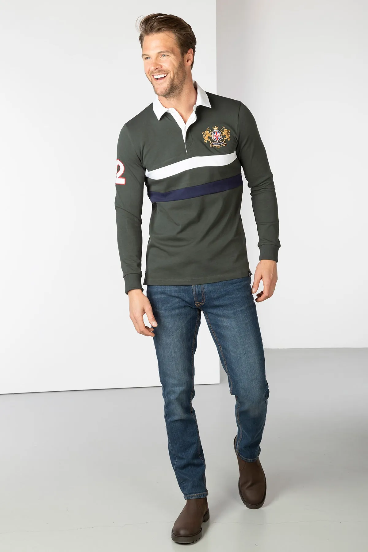 Men's Rugby Shirt - Otley 2 Stripe