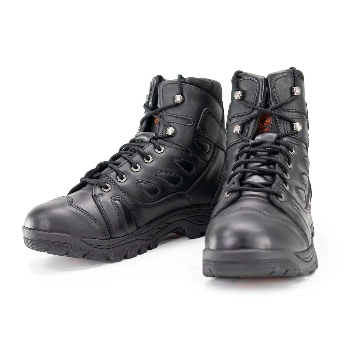 Milwaukee Leather MBM9115 Men's Black Leather 6-Inch Swat