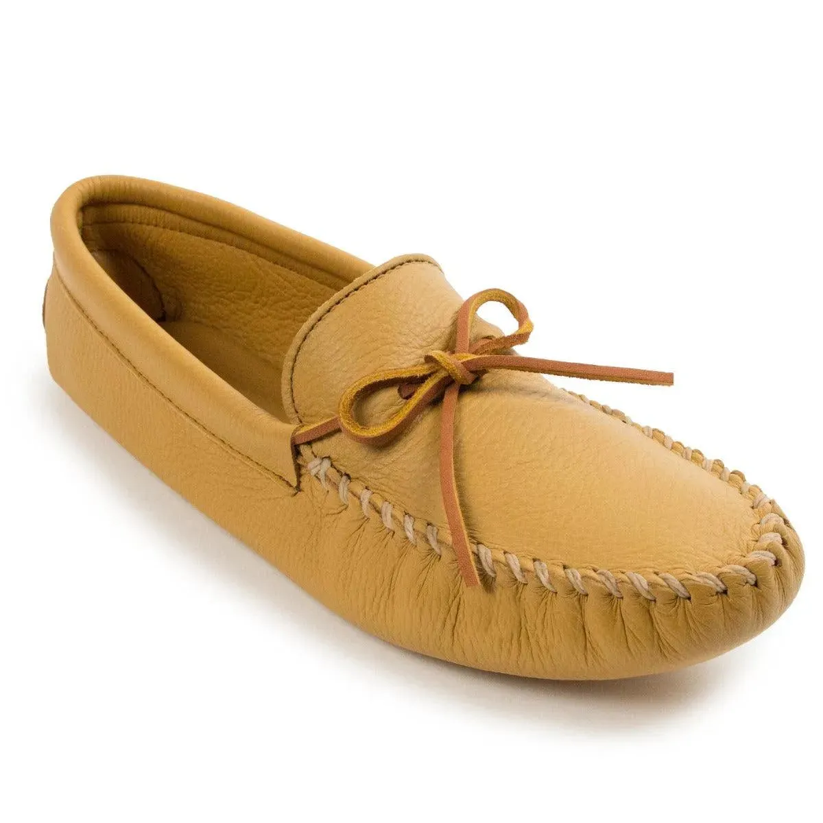 Minnetonka Double Deerskin Softsole - Mens Moccasin