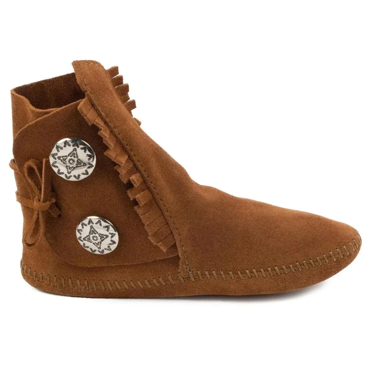 Minnetonka Two Button Softsole Boot - Mens Boots