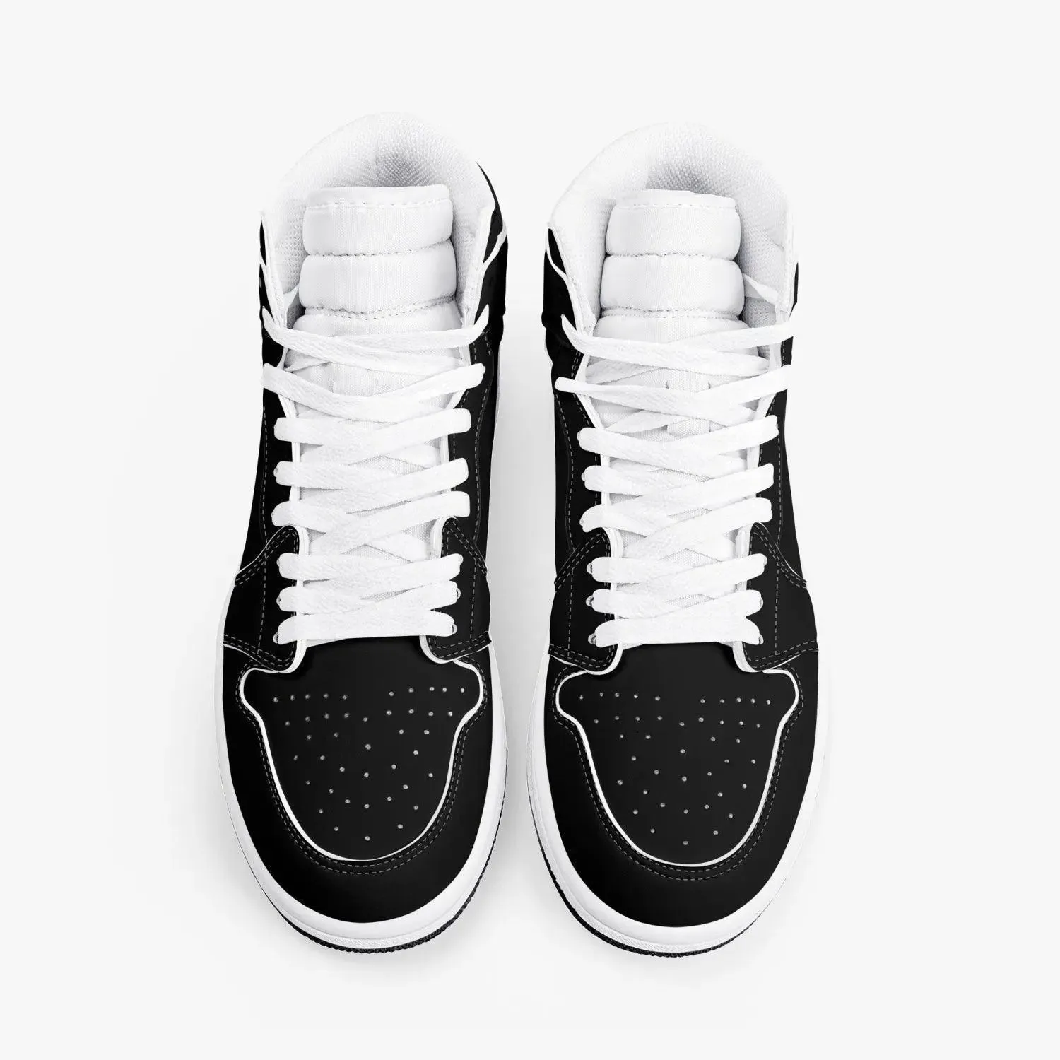 Misha Black High-Top Leather Sneakers