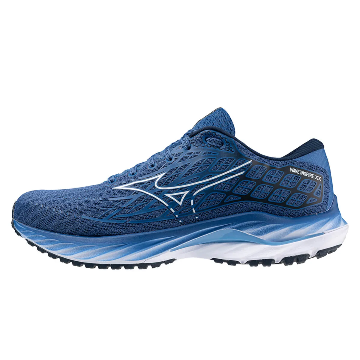 Mizuno Wave Inspire 20 Mens | Federal Blue/white/alaskan Blu