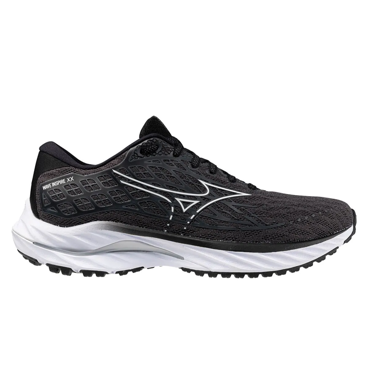 Mizuno Wave Inspire 20 Womens | Ebony/white/black