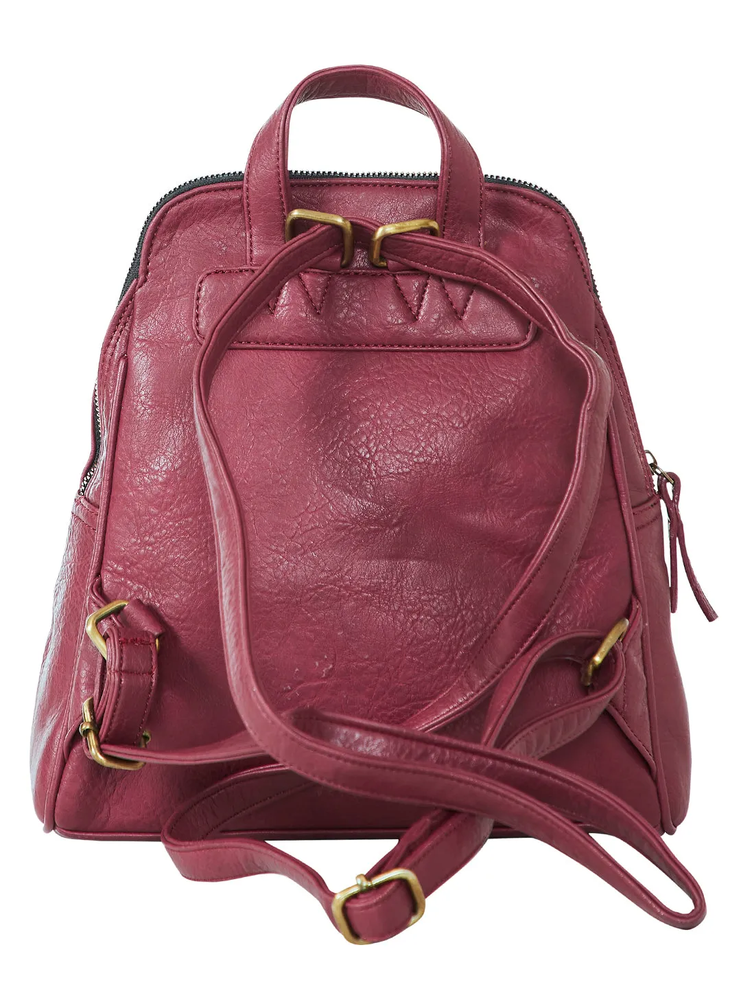 Mona B Convertible Daypack for Offices Schools and Colleges with Stylish Design for Women: Merlot