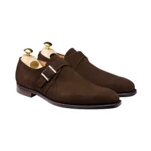 Monkton Dark Brown Calf Suede