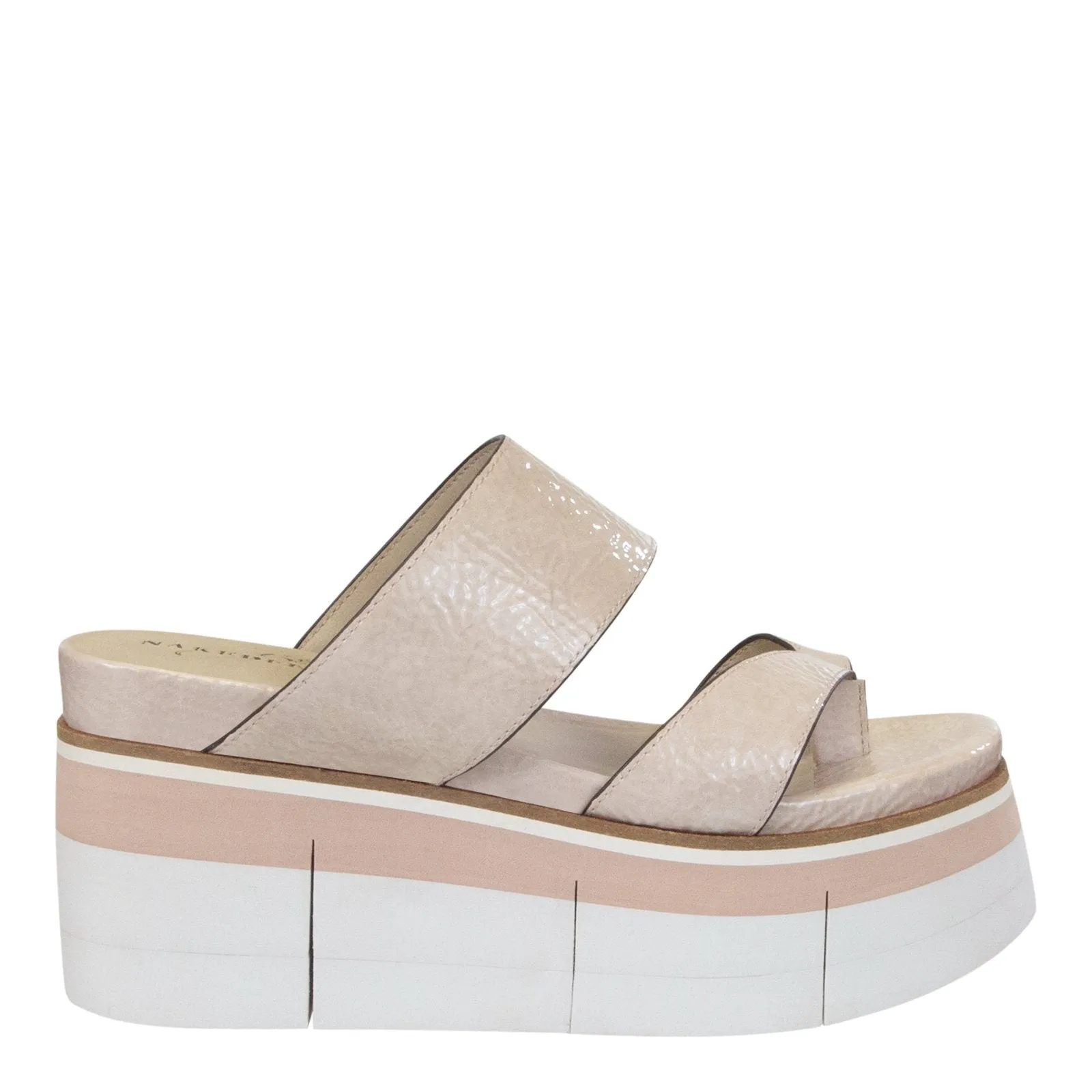 Naked Feet: Flux in ROSETTE Wedge Sandals