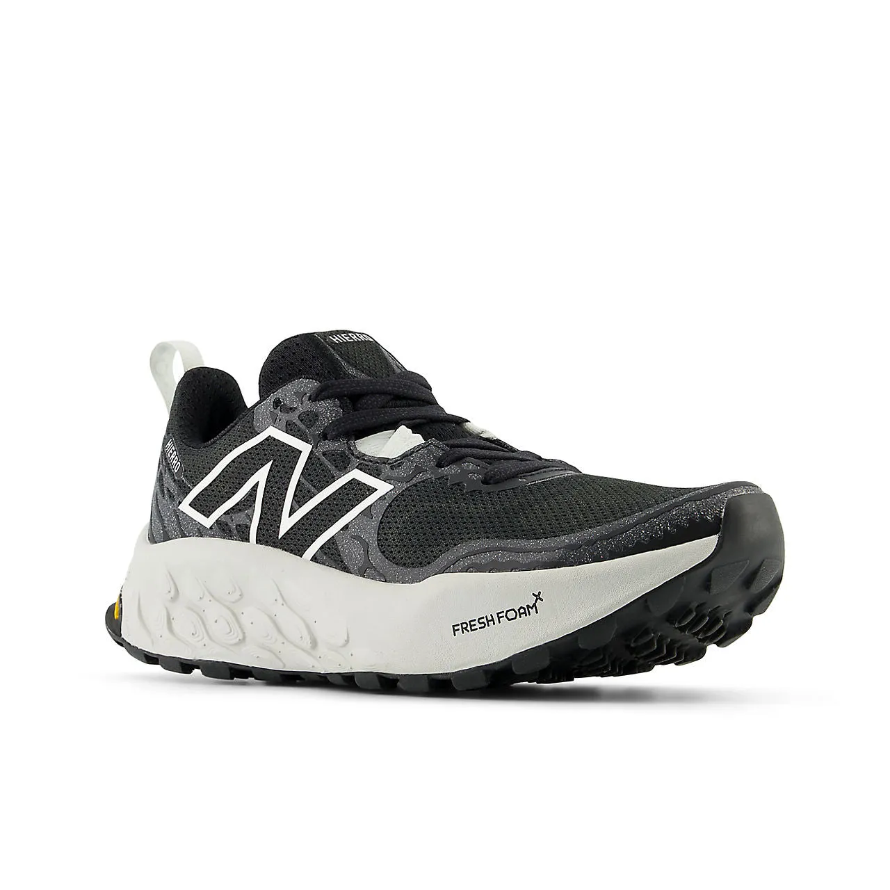 New Balance Fresh Foam X Hierro v8 (Womens) - Black with sea salt and grey matter