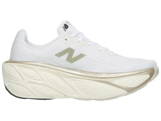 New Balance | Fresh Foam X More v5 | Women's | White/Sea Salt/Light Gold Metallic