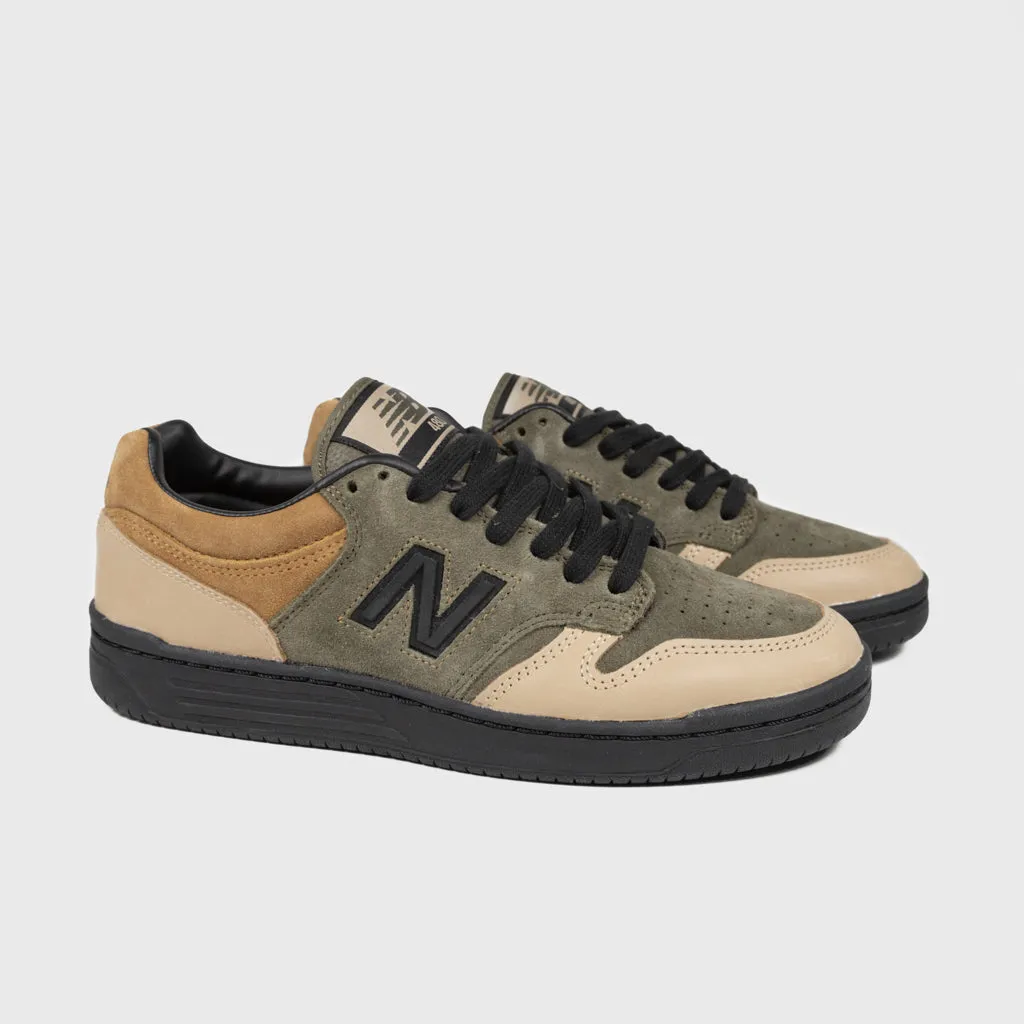 New Balance Numeric - 8Five2 480 Shoes - Olive / Brown