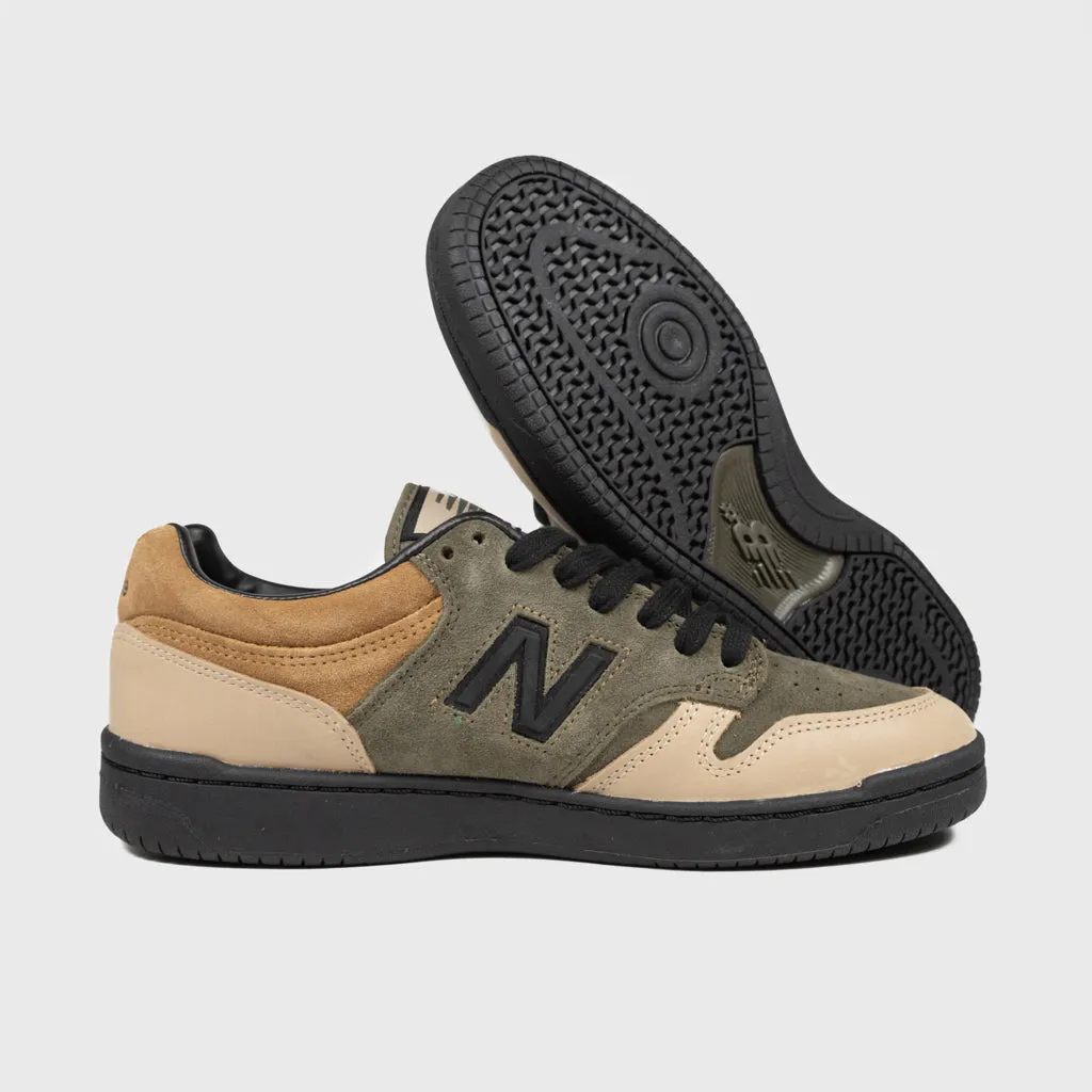 New Balance Numeric - 8Five2 480 Shoes - Olive / Brown