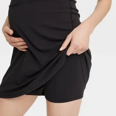 New - Isabel Maternity Women's Midi Active Dress with Shorts