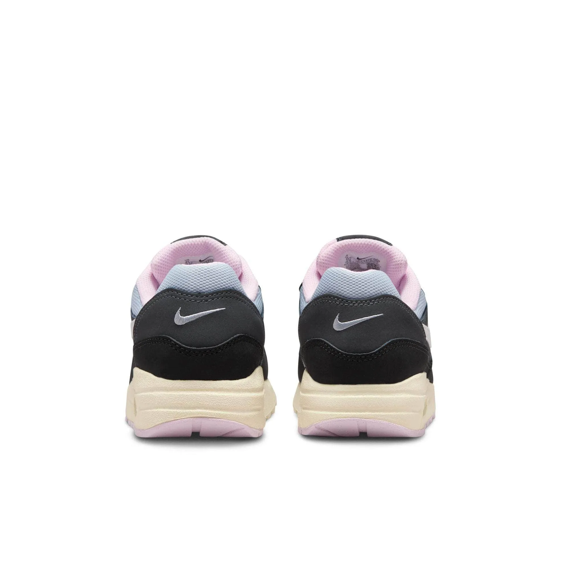 Nike Air Max 1 "Black Anthracite pink Foam" - Boy's Grade School