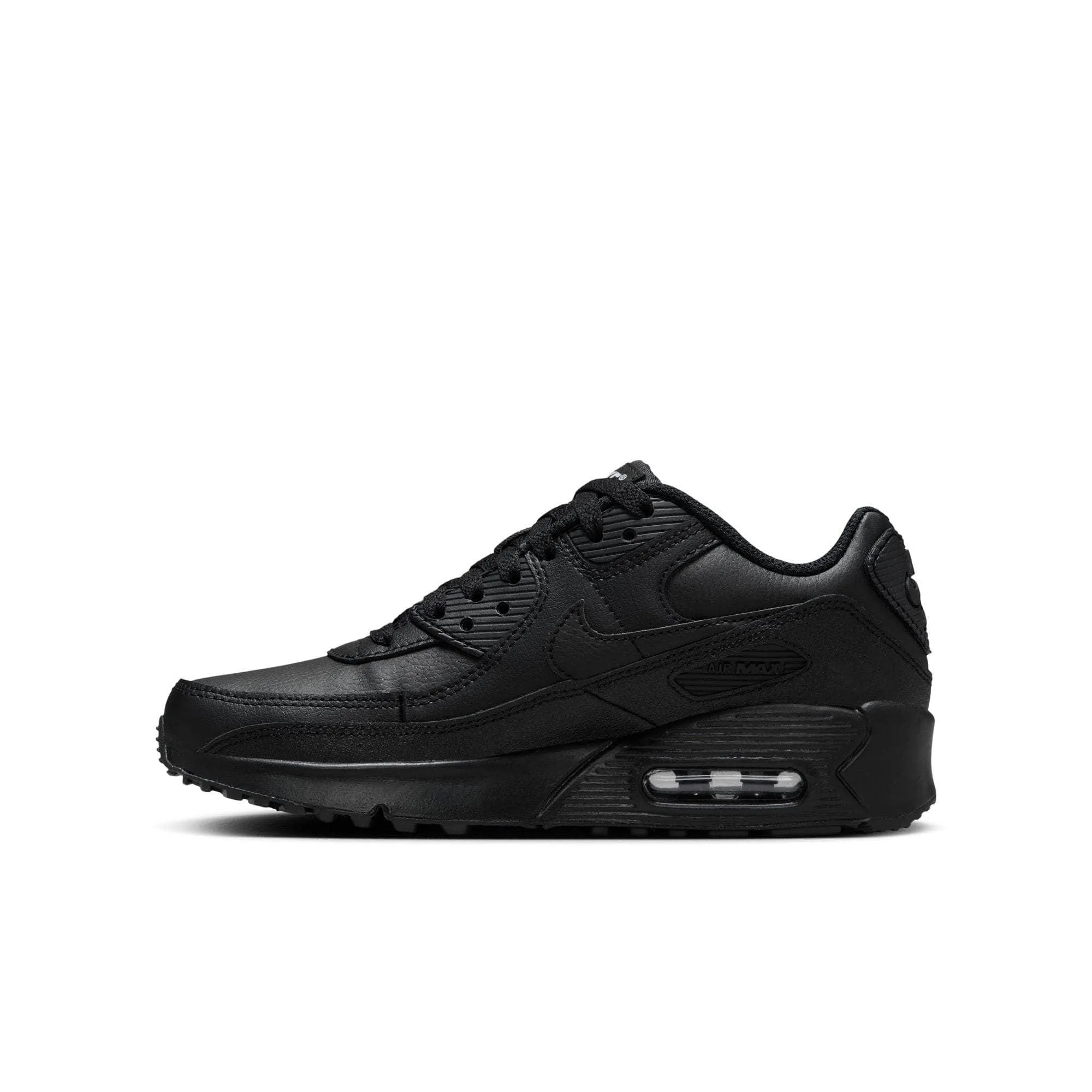 Nike Air Max 90 "Triple Black" - Boy's GS