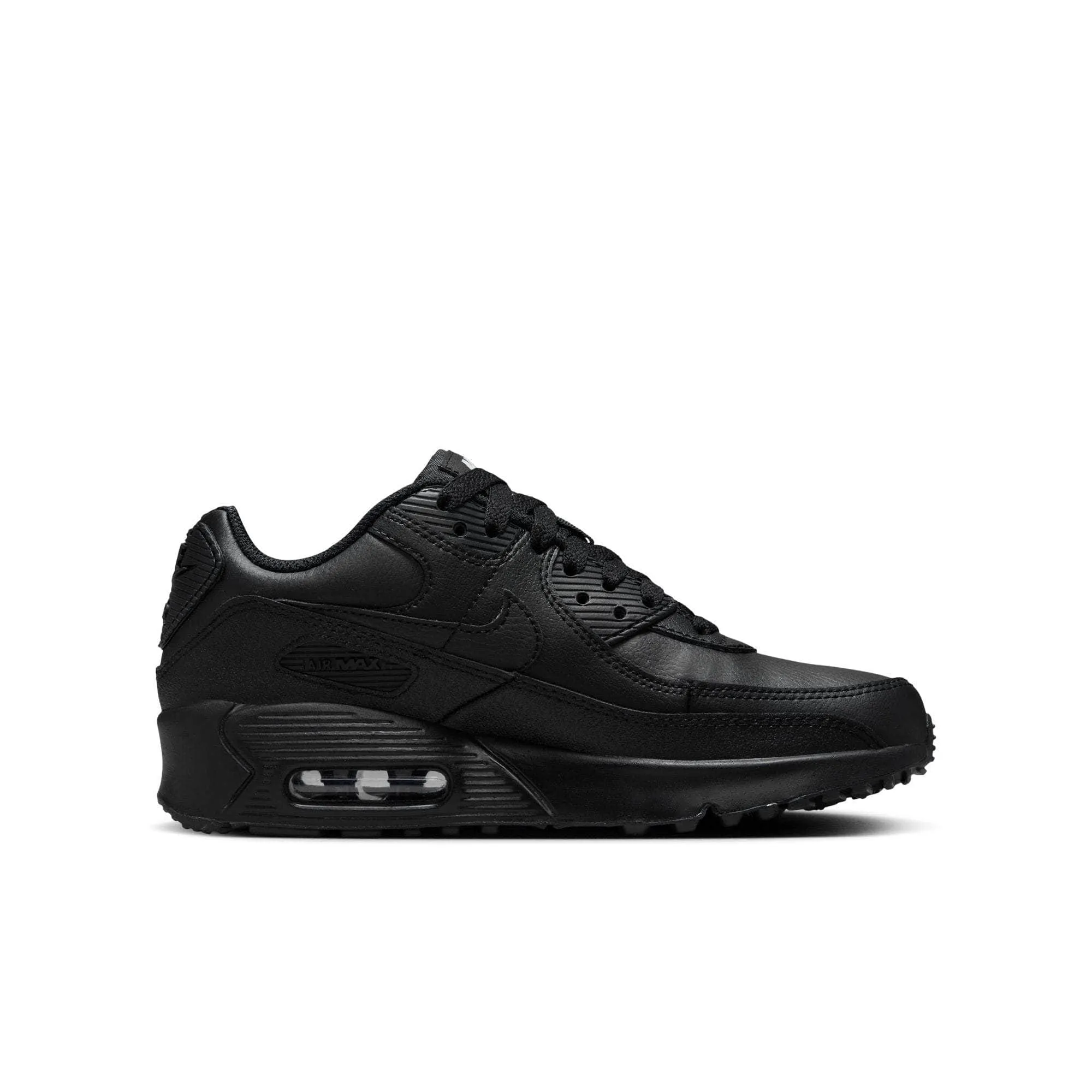 Nike Air Max 90 "Triple Black" - Boy's GS