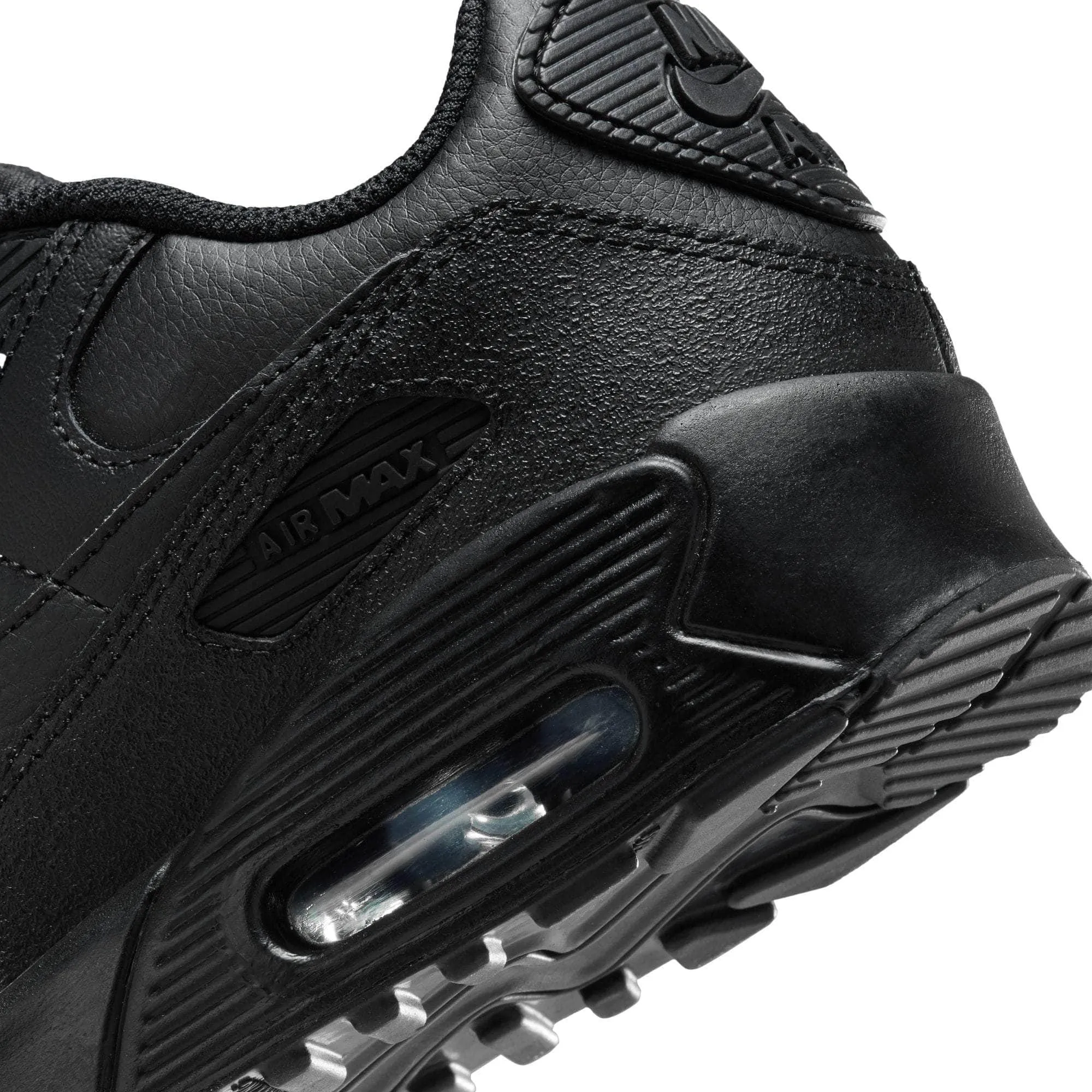 Nike Air Max 90 "Triple Black" - Boy's GS