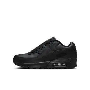 Nike Air Max 90 "Triple Black" - Boy's GS