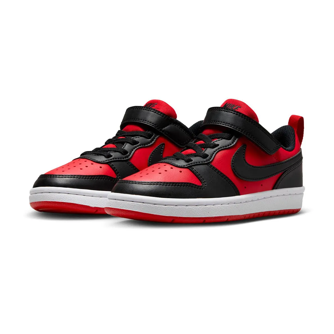 Nike Court Borough Low Recraft Little Kids' Shoes Red