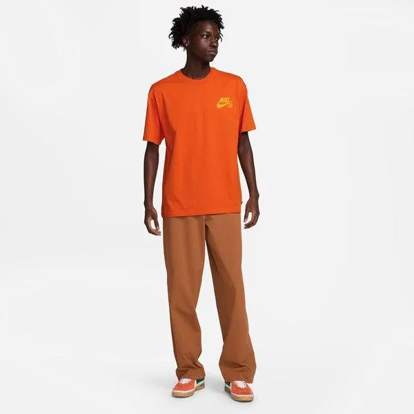 Nike SB Classic Logo Skate Tee Campfire Orange