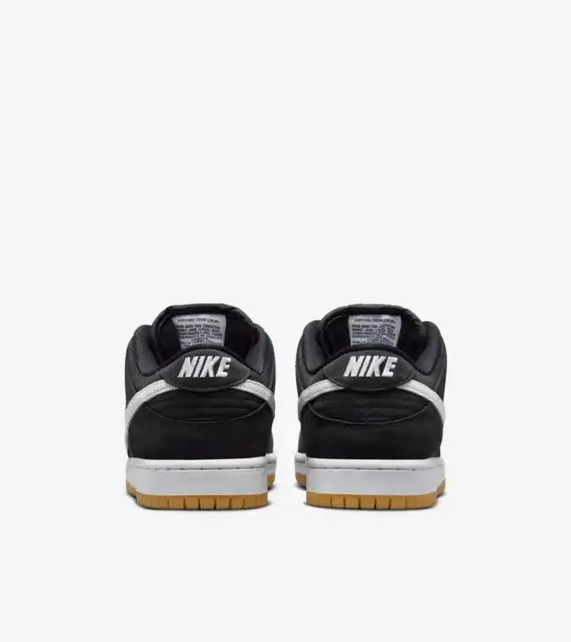 Nike SB Dunk Low Sneakers - Black and Gum Light Brown (*Excluded from the Free shipping offer*)